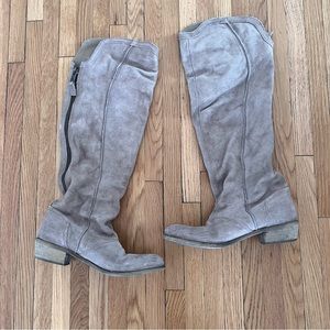 Steve Madden knee high leather suede boots 7.5